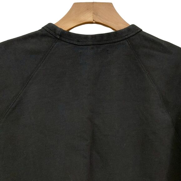 Everlane Sweatshirt Womens Medium Black 100% Human Pullover Crew Neck Cotton - Picture 10 of 12